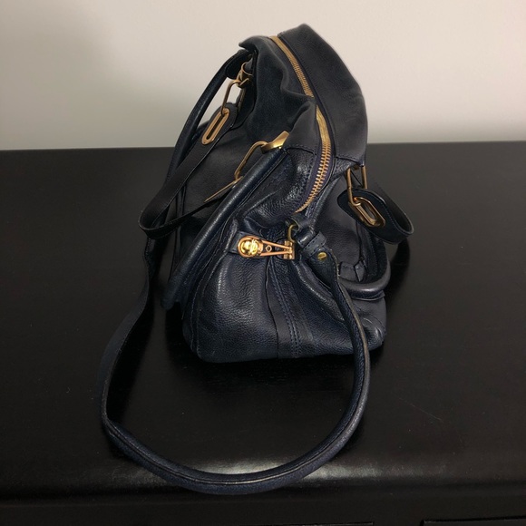 Chloe’ Paraty navy bag *Authentic* - Picture 2 of 7